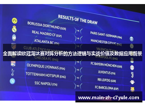 全面解读欧冠淘汰赛对阵分析的方法逻辑与实战价值及数据应用前景